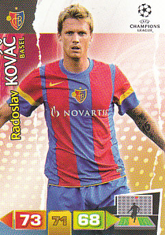 Radoslav Kovac FC Basel 2011/12 Panini Adrenalyn XL CL #42